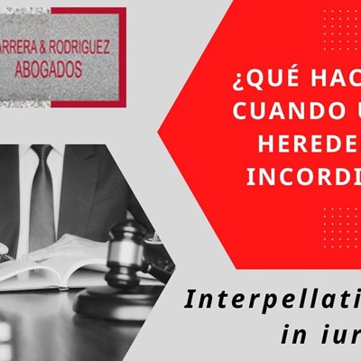 ¿Qué hacer cuando un heredero incordia?